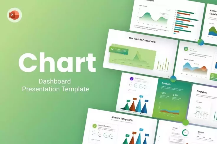 View Information about Chart Dashboard PowerPoint Chart Templates