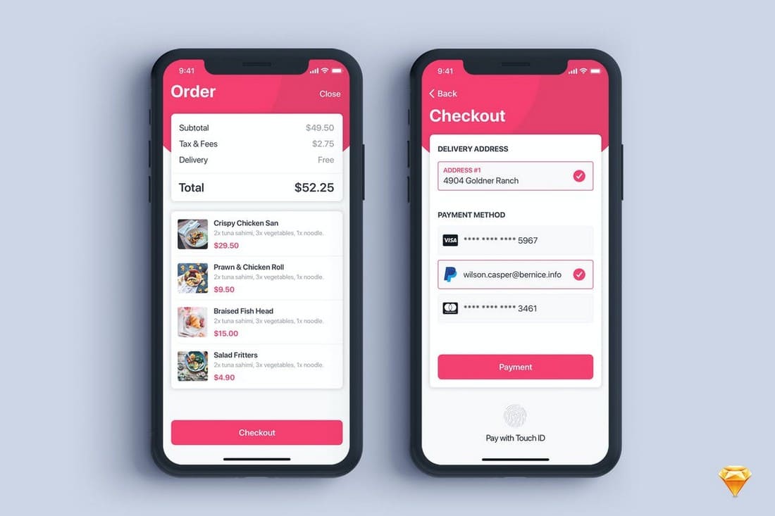 Checkout UI Concept Design Template