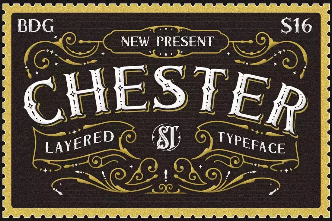 Chester Layered Font Family | Design Shack
