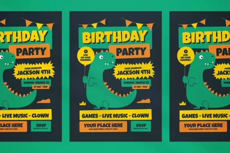 View Information about Children’s Birthday Party Invitation Template