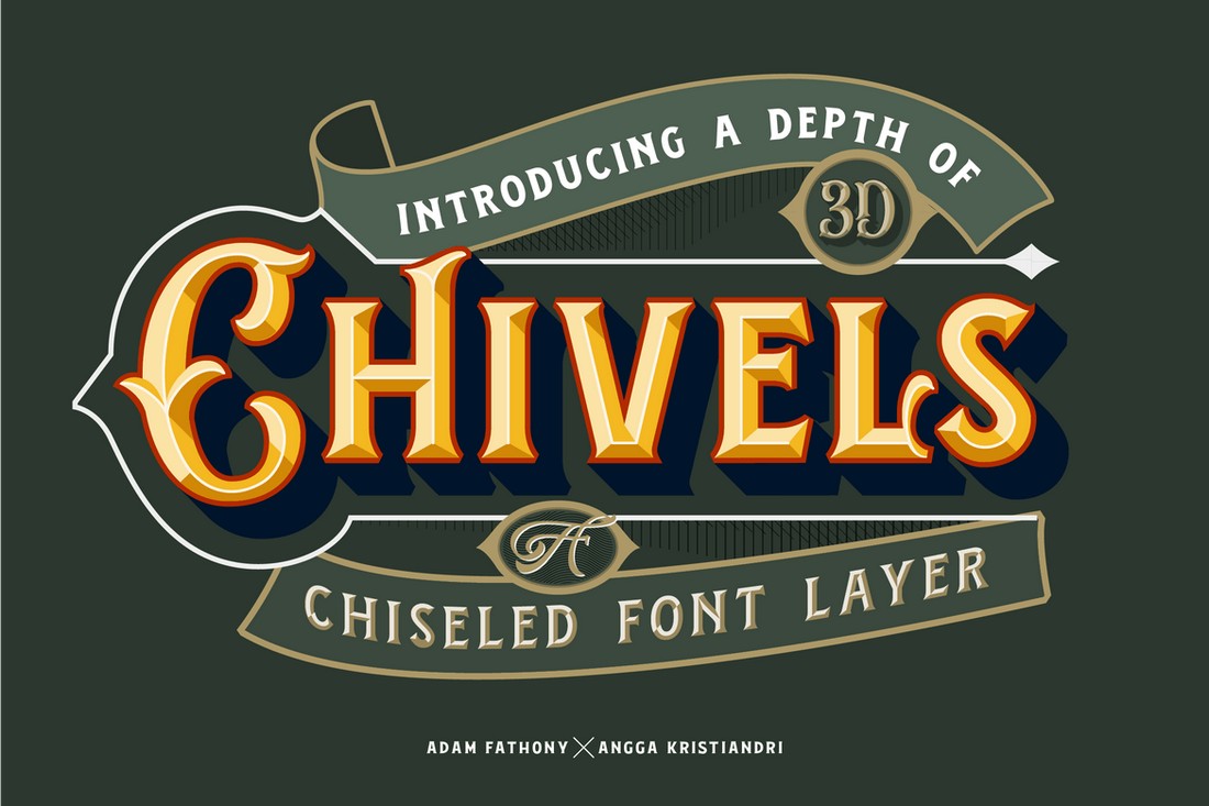 3d free fonts