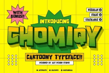 Chomiqy Unique Comic Font