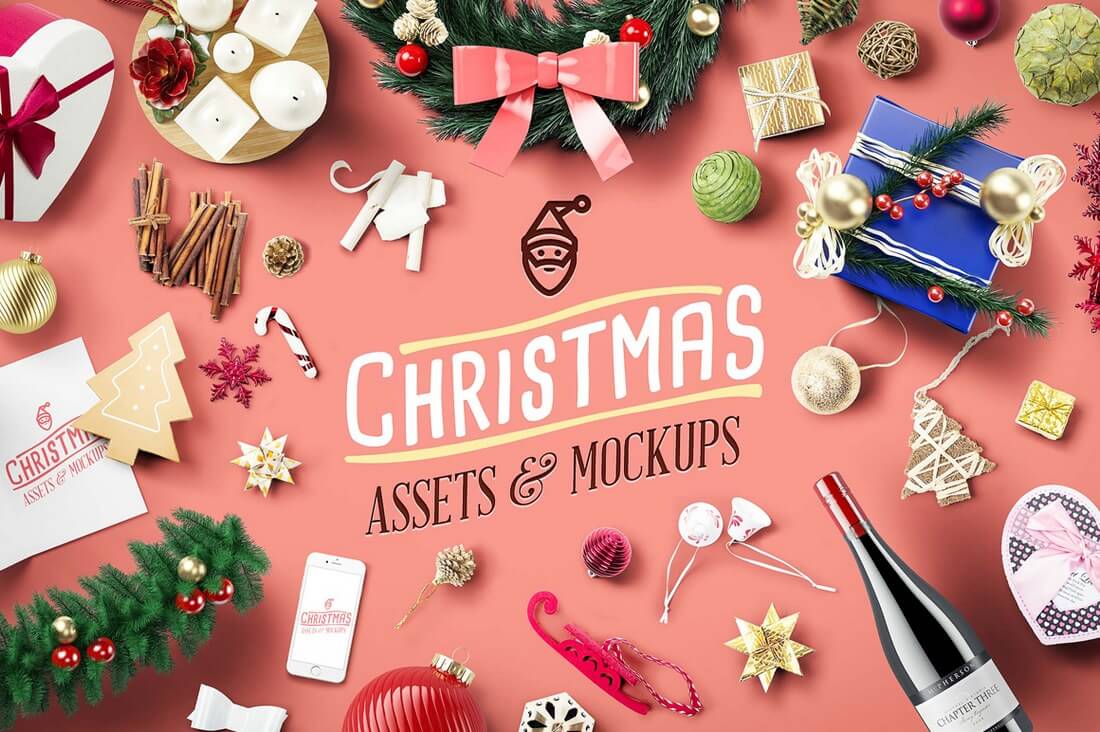 Christmas-Assets-Mock-Ups 100+ Christmas Mockups, Icons, Graphics & Resources design tips 