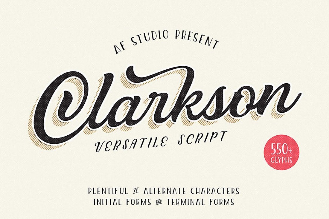 Clarkson-Script-Poster-Font 20+ Best Fonts for Posters design tips 