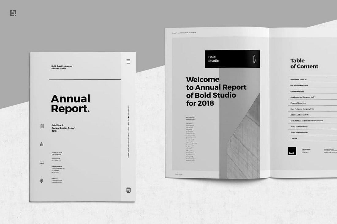 24+ Annual Report Templates (Word & InDesign) 24  Design Shack With Microsoft Word Templates Reports