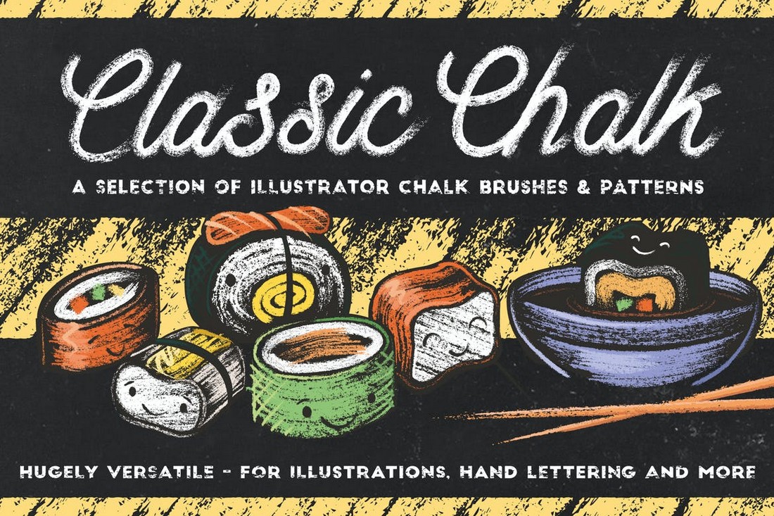 Classic-Chalk-Brushes-for-Affinity-Illustrator 15+ Best Affinity Designer Brushes design tips 