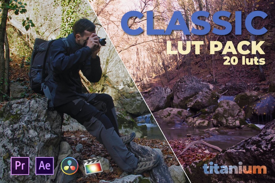 Classic Look LUTs Pack for Premiere Pro