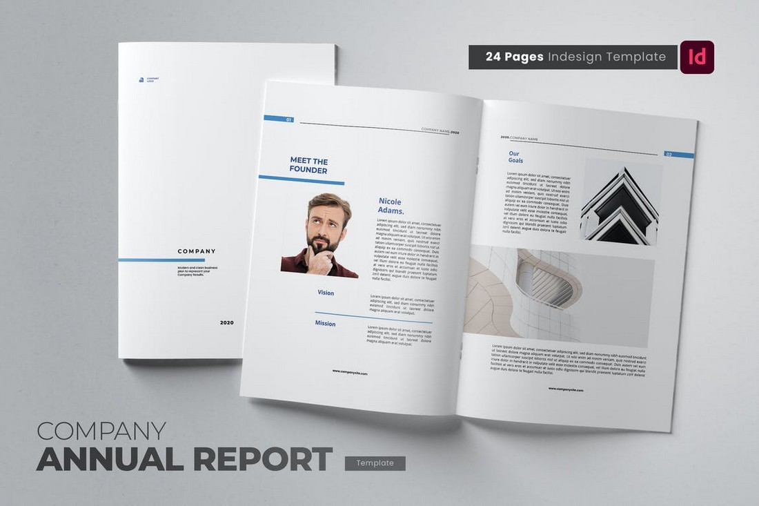 20+ Annual Report Templates (Word & InDesign) 20  Design Shack Intended For Word Annual Report Template