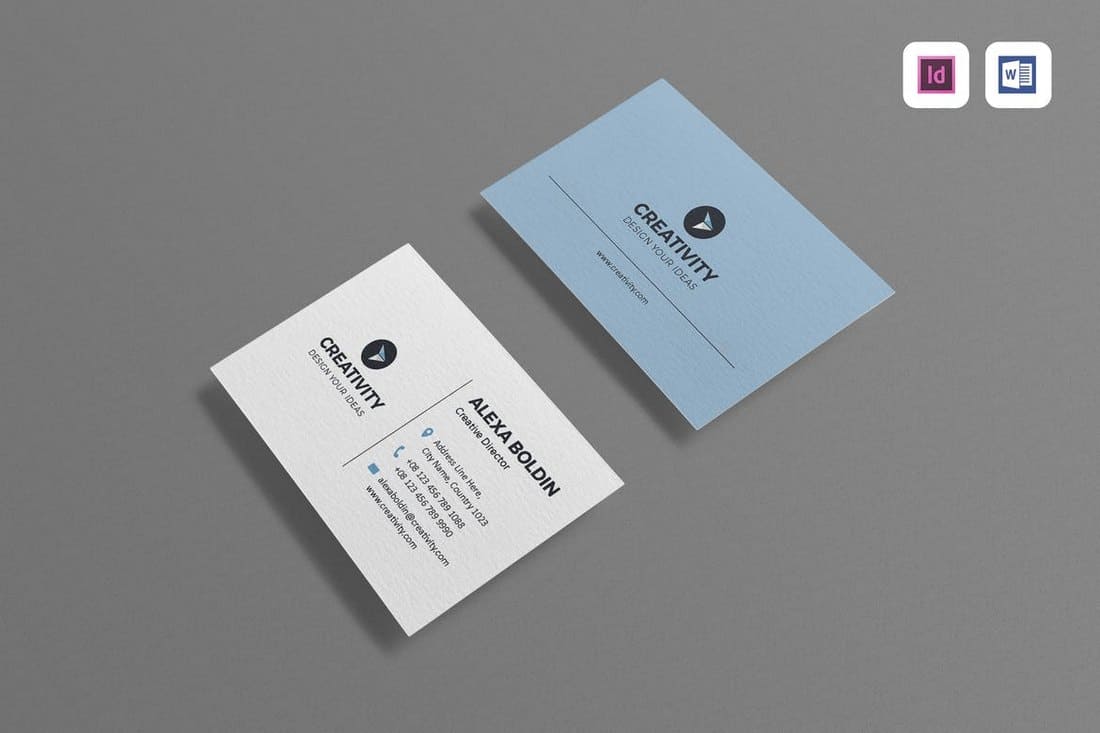 30 Best Modern Business Card Templates 2021 Word Psd Design Shack