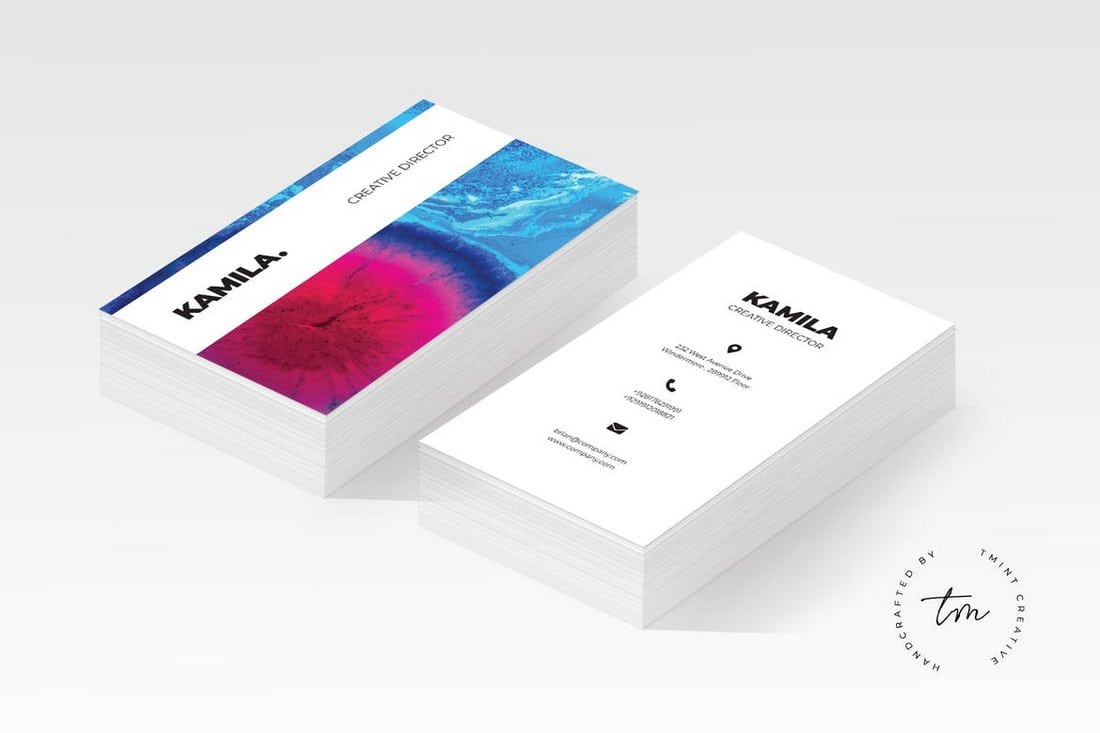 Clean-Business-Card-Template Photography Business Cards: 20 Templates & Ideas design tips 