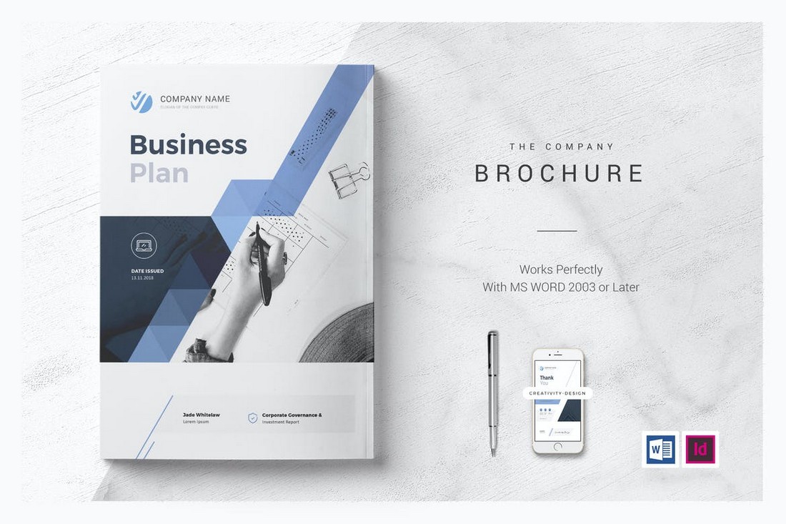 Clean-Business-Plan-Microsoft-Word-Template 20+ Best Business Plan Templates for Word 2022 design tips 