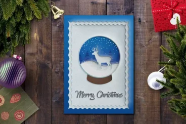 Clean Christmas Card Template