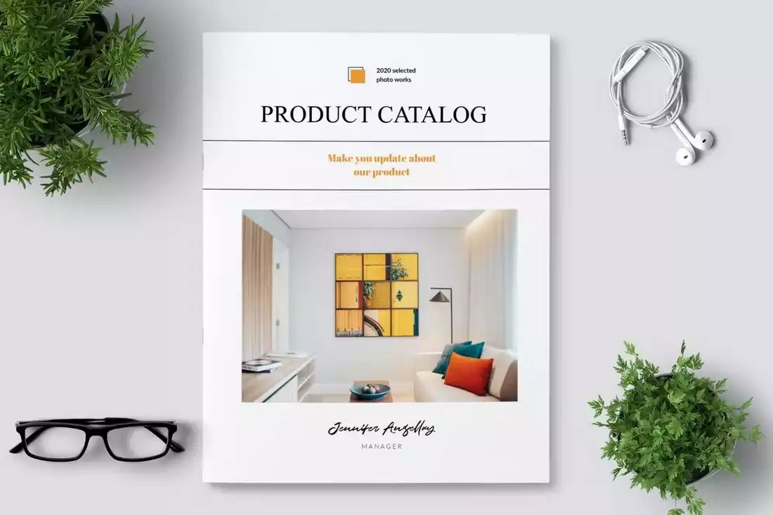 Clean Product Catalog Template Design Shack