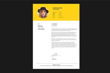 Second alternate image for Clean CV Resume Template