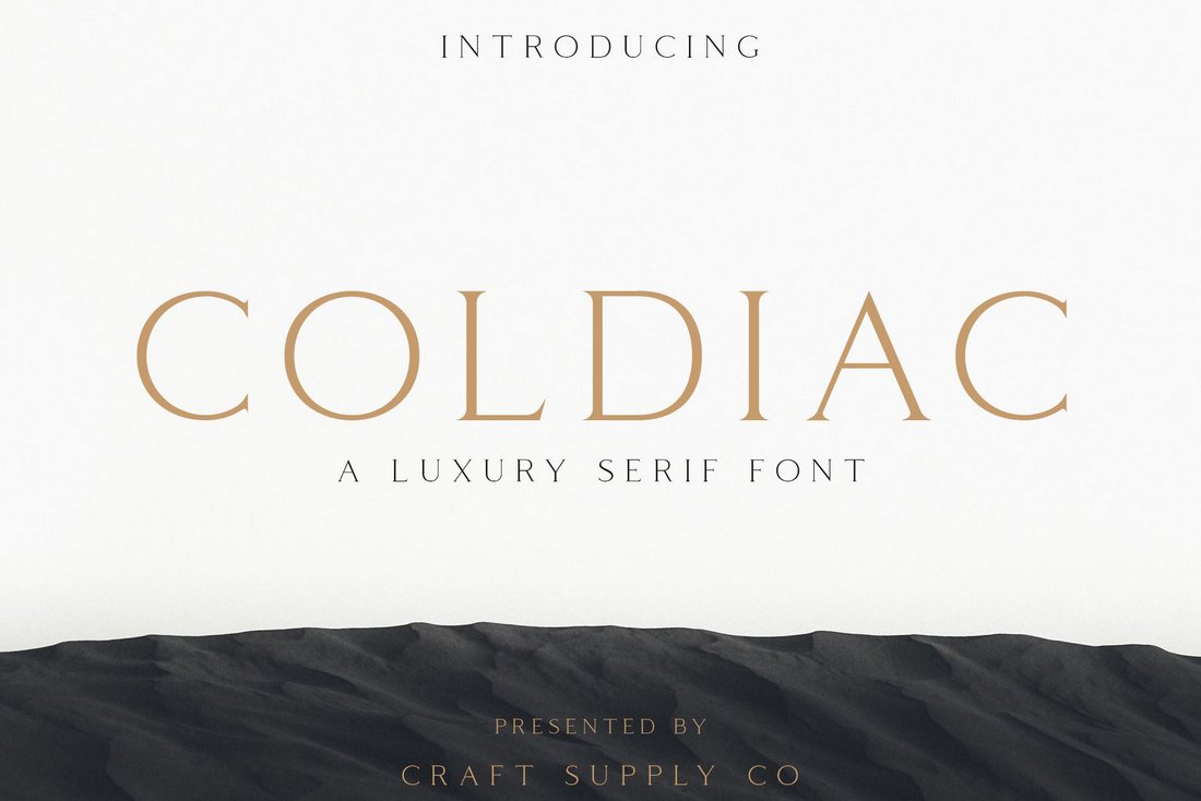 Coldiac - Free Elegant Header Font