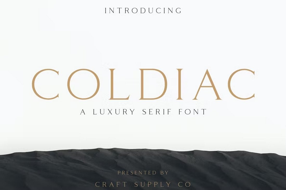 Coldiac - Fonte Serifa Luxo