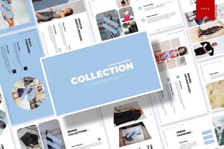 View Information about Collection Clean PowerPoint Template