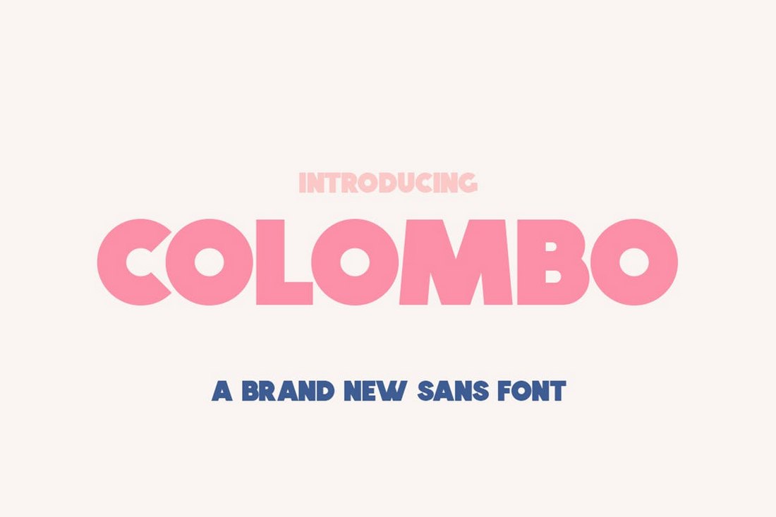 Colombo Sans - Creative Header Font