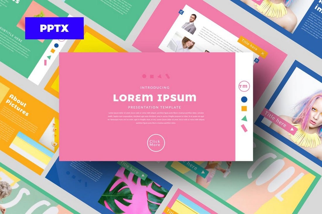 Color FUN - Colorful Powerpoint Template