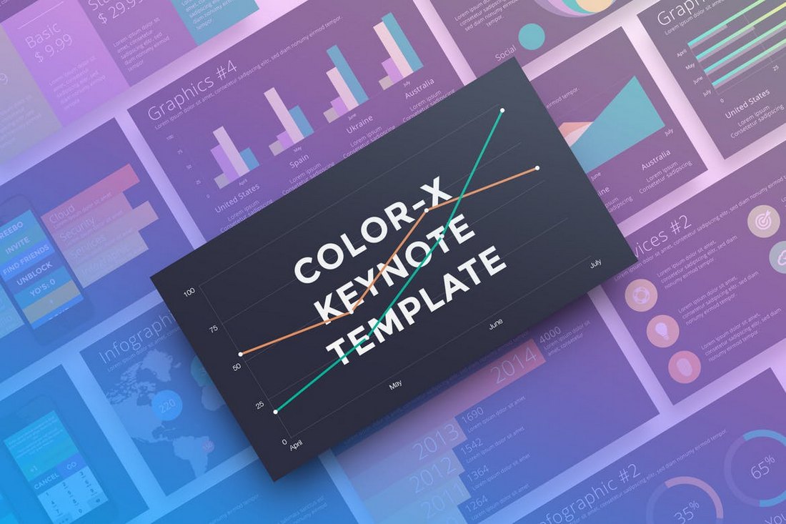 Color-X-Animated-Keynote-Template 15+ Best Animated Keynote Templates With Stylish Transitions design tips 