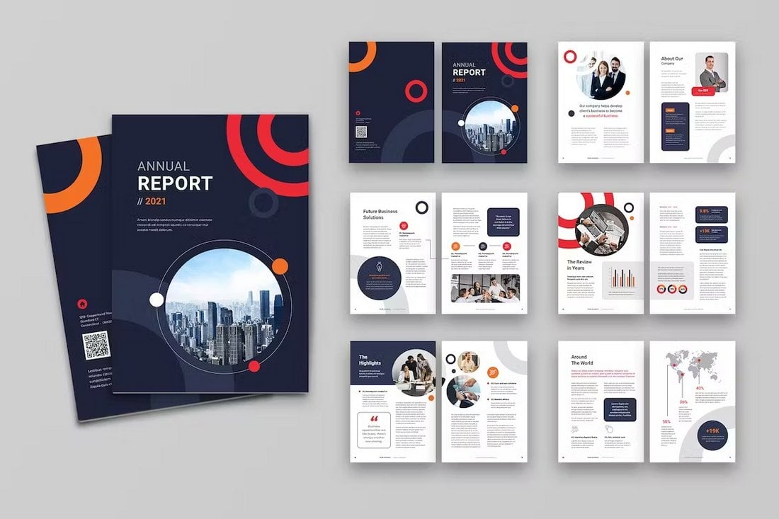 Colorful Business Report Template