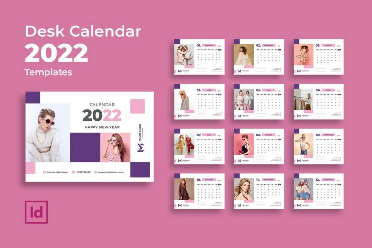 20+ Best InDesign Calendar Templates 2024 Design Shack