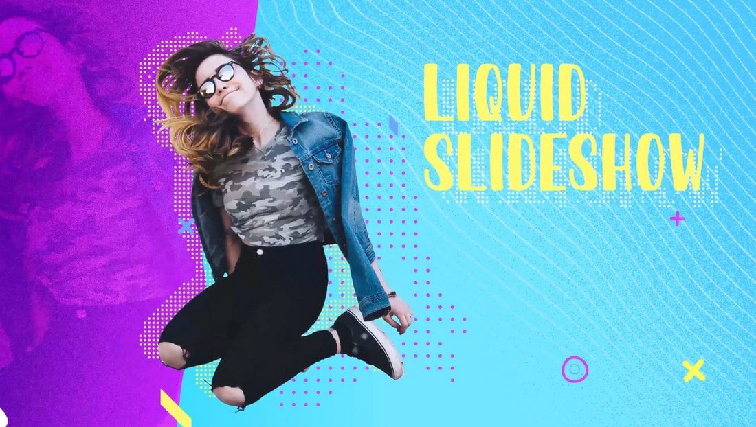 Colorful Liquid Slideshow - Final Cut Pro Template