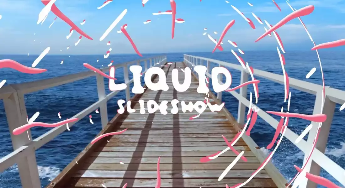 Colorful Liquid Slideshow Template for FCP Design Shack