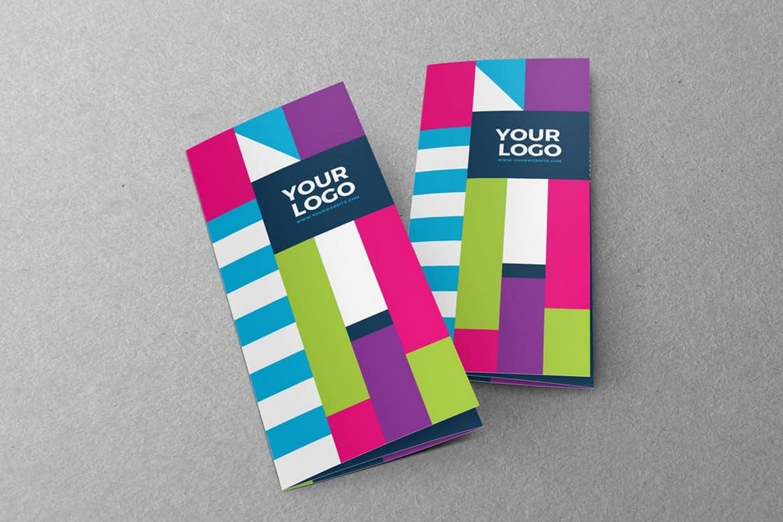 Colorful-Trifold-Brochure-Template 20+ Best InDesign TriFold Templates 2020 design tips Inspiration 