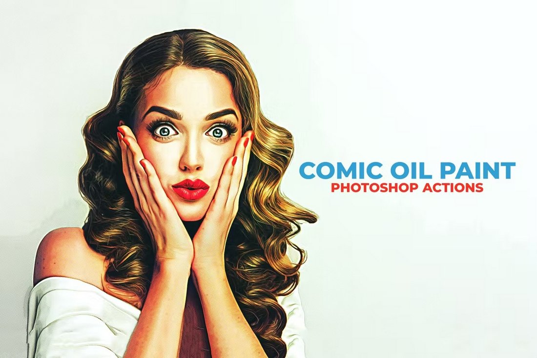 Comic Effect Oil Paint Photoshop Actions