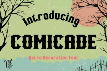 Comicade Retro Comic Font