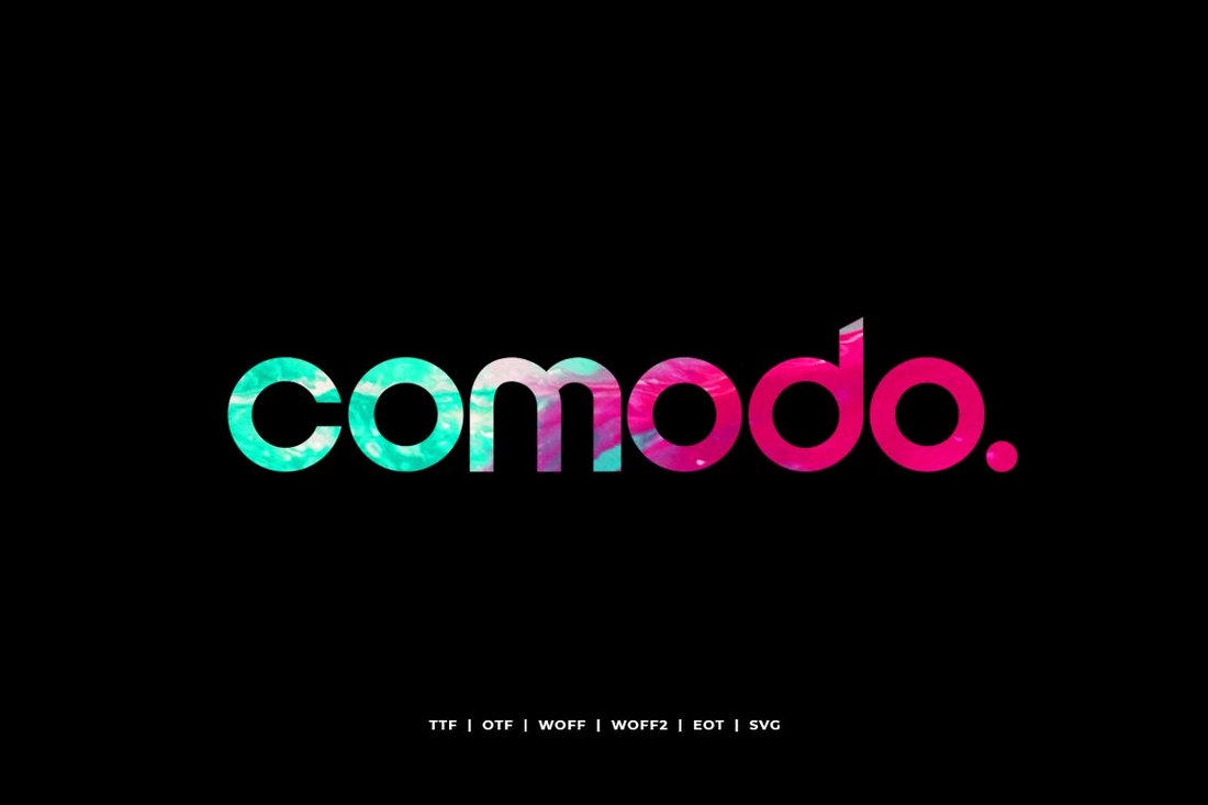 Comodo - Modern Display Typeface