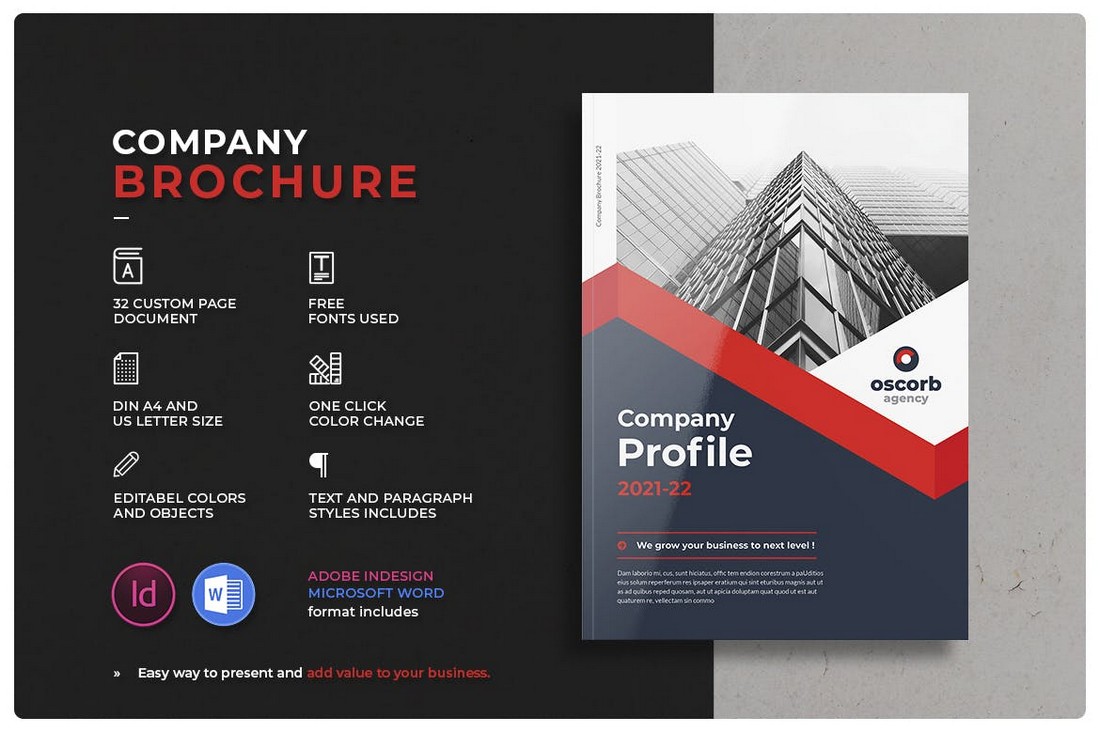 Company Brochure Word Document Template