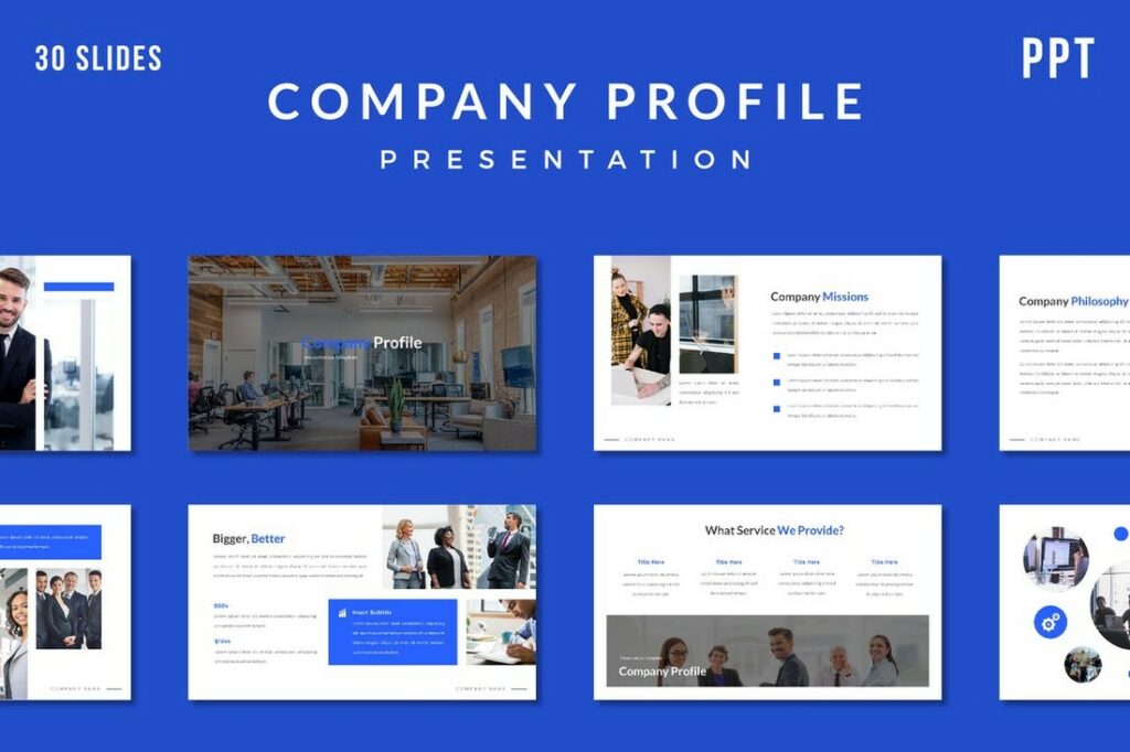 40+ Best Company Profile Templates (word + Powerpoint) - Shack Design