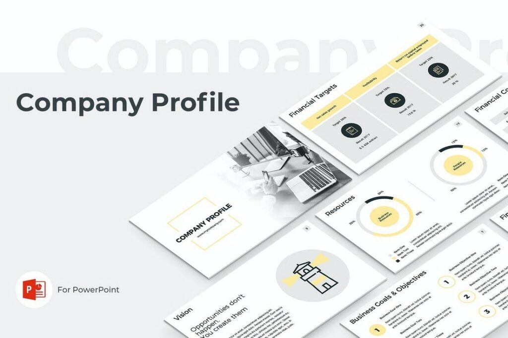 50+ Best Company Profile Templates (Word + PowerPoint) 2022 - Blog of ...