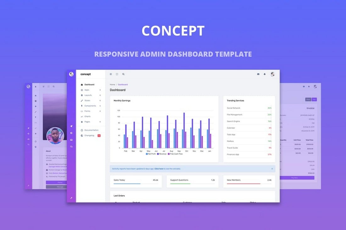 Concept-Responsive-Admin-Dashboard-Template 40+ Best Bootstrap Admin Templates of 2021 design tips