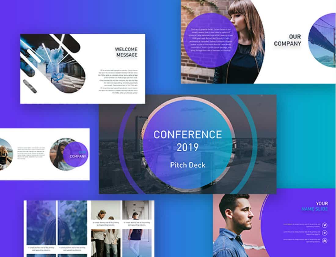 Conference Presentation Powerpoint Template