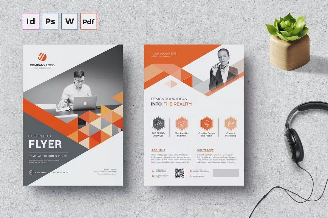 Corporate Flyer Templates PSD & Word