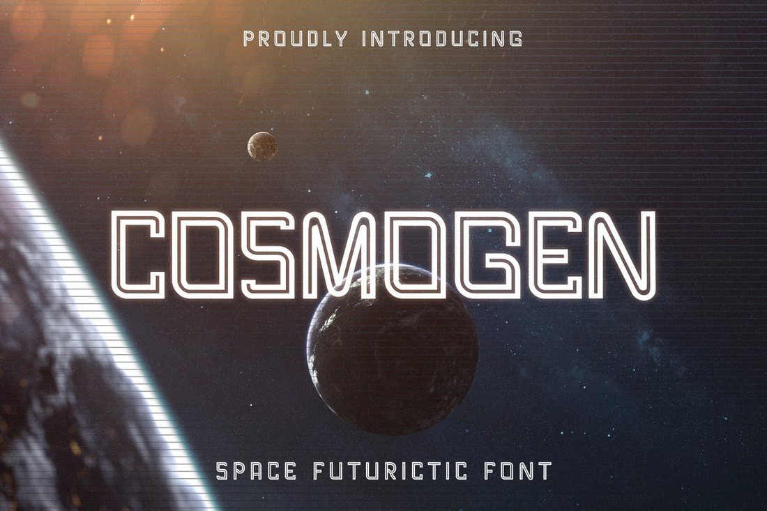 Cosmogen – Space Sci-Fi Font