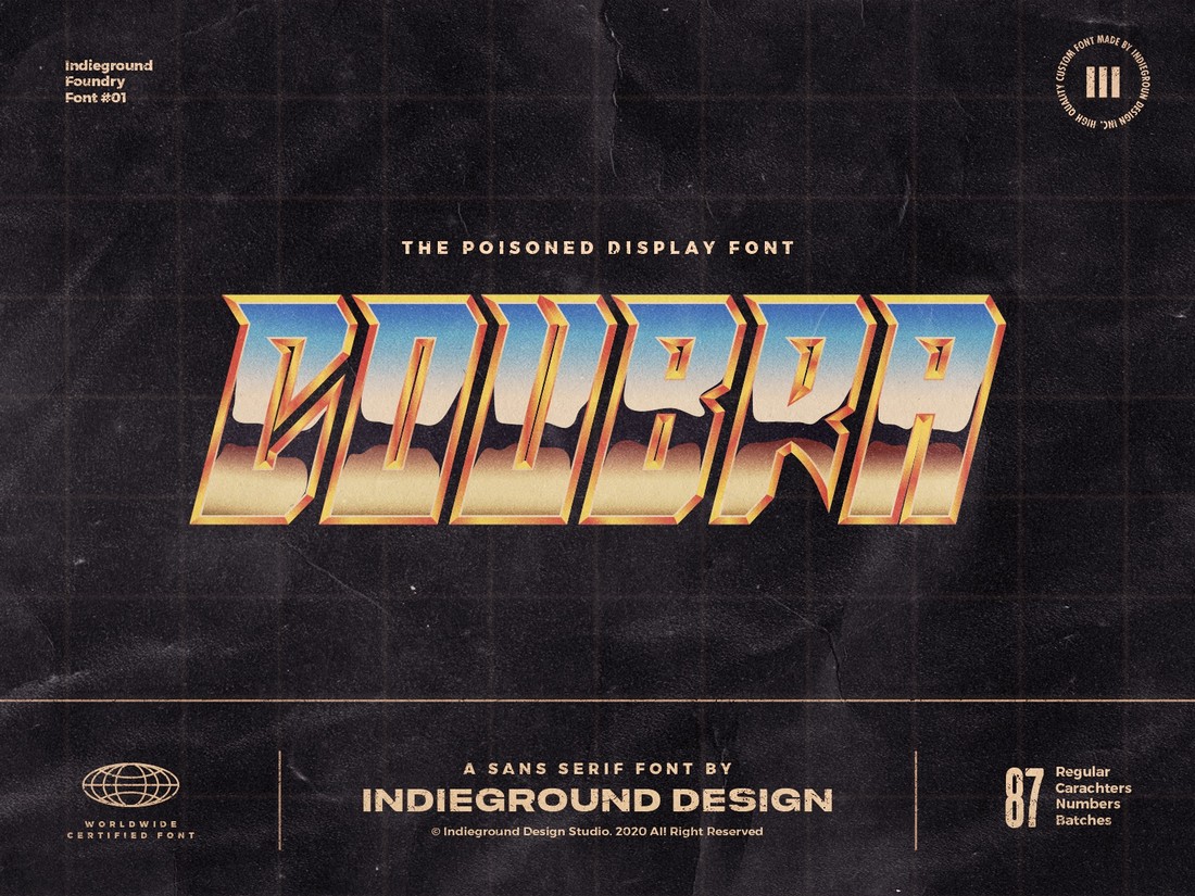 Coubra - Free Retro Font