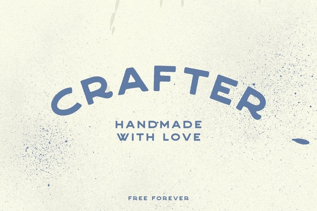 Crafter - Font Vintage Klasik Gratis