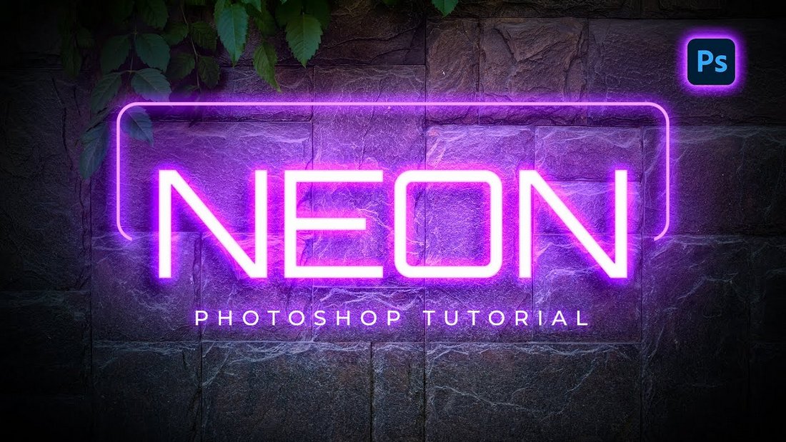 Create a Glowing Neon Text Effect in Photoshop