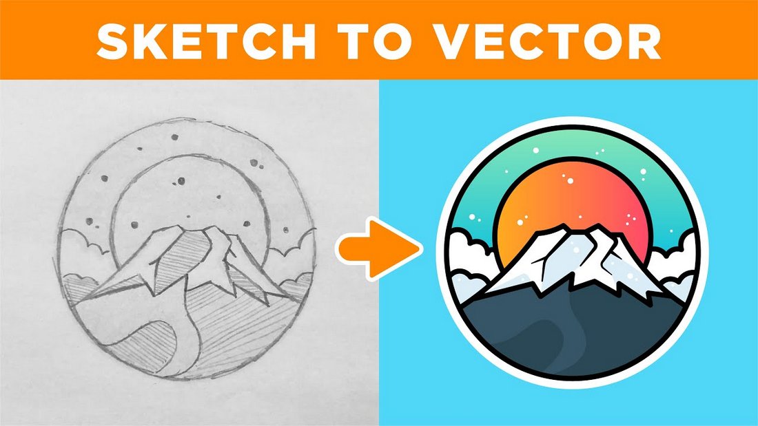 Create a Vector Logo from a Sketch HD