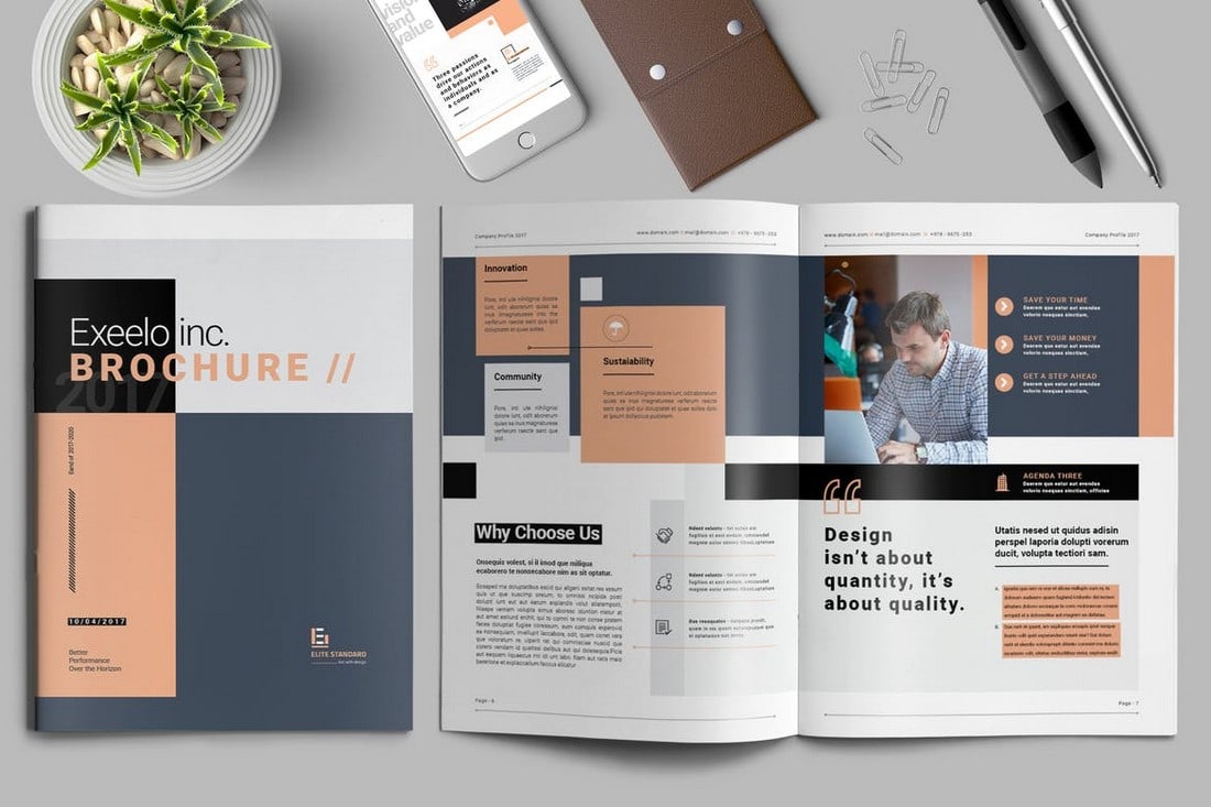 Creative-Business-Brochure-Template-1 20+ Professional Brochure Templates & Designs design tips Inspiration 