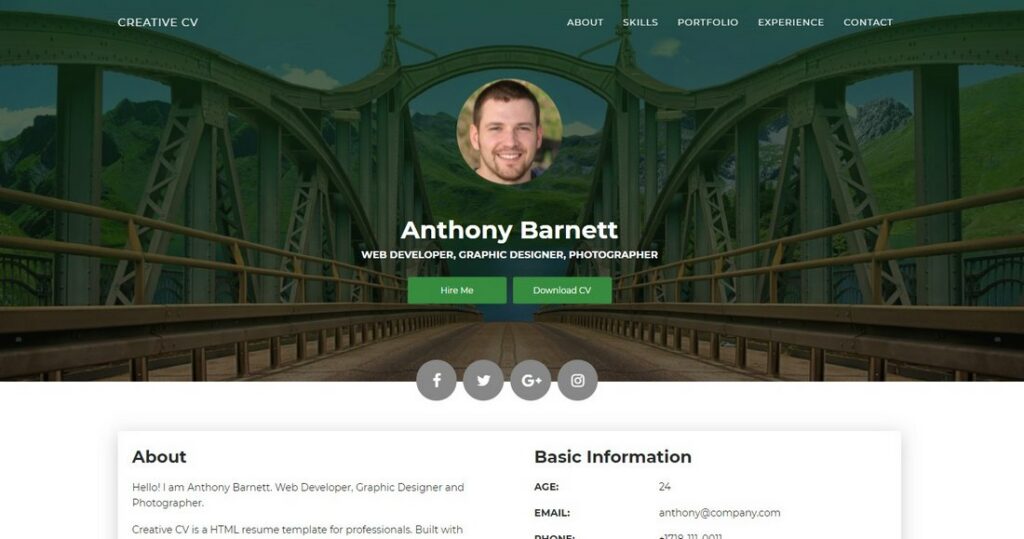 25+ Best Resume HTML Templates 2025 (Free & Pro) | Design Shack