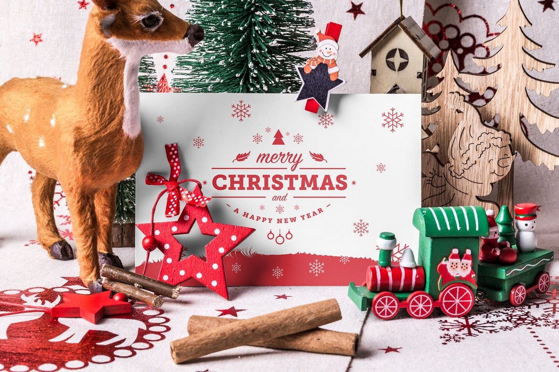 Creative Christmas Mockup