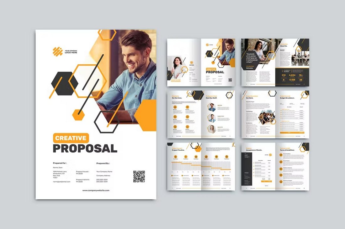 Creative-Marketing-Proposal-Template 20+ Digital Marketing, Social & SEO Proposal Templates 2022 design tips 