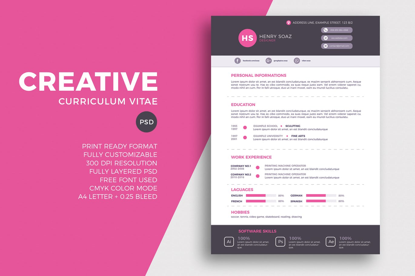 50+ Best CV & Resume Templates of 2018 Design Shack