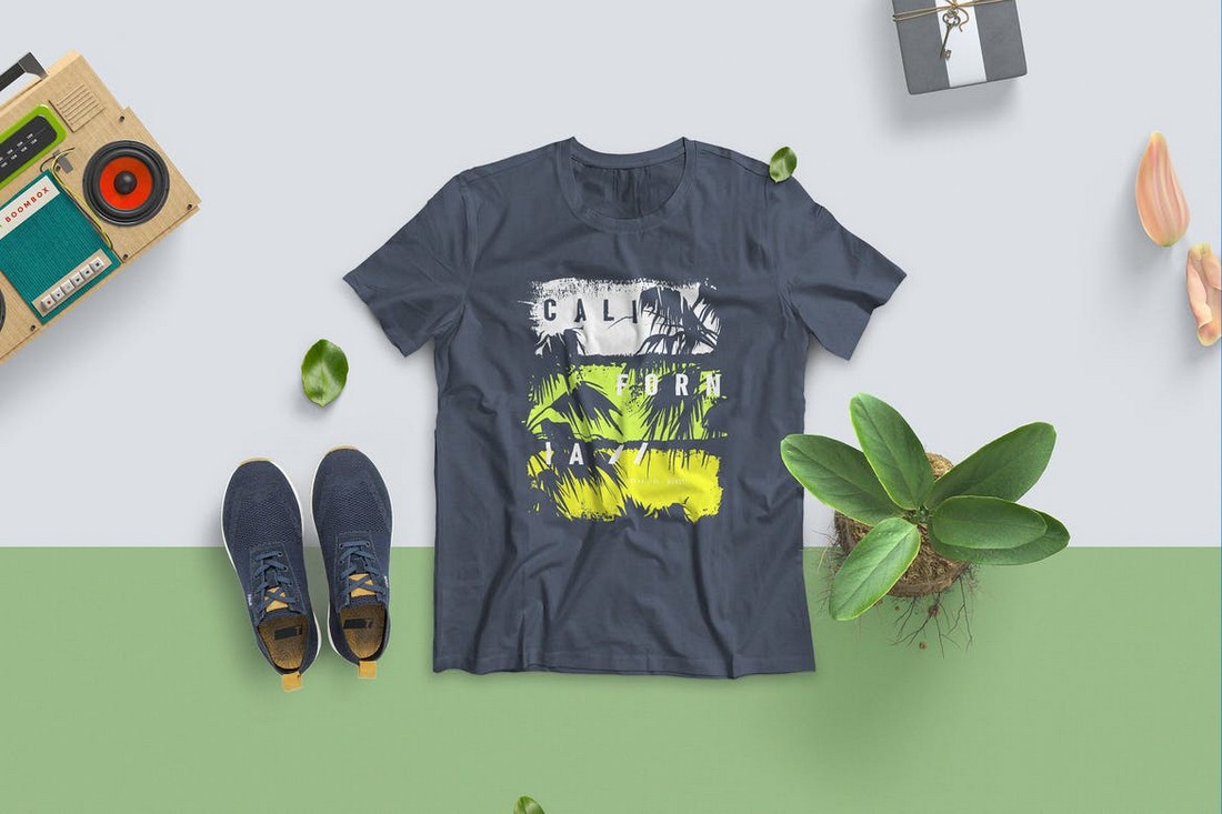 Creative T-Shirt Mockup Scene