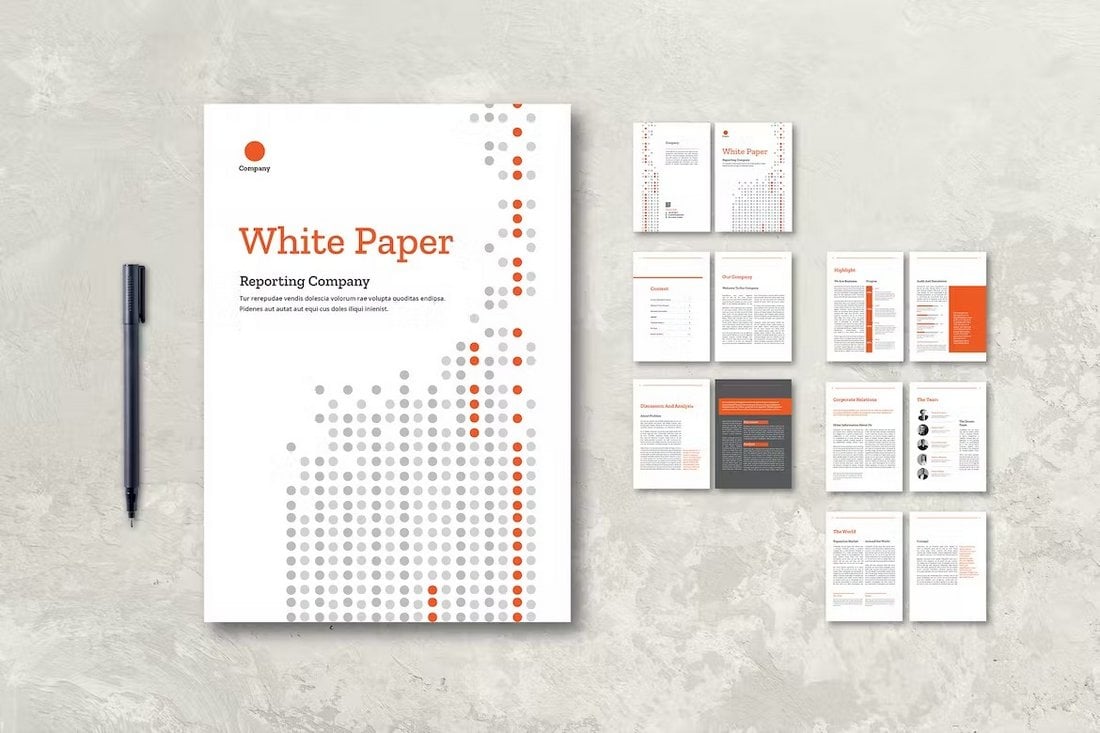 Creative White Paper Template